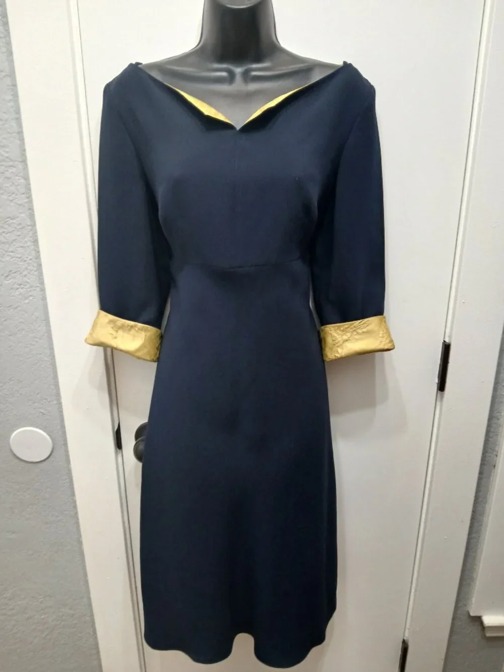 Liz Claiborne Retro 40's Style Dress - Picture 6 of 14